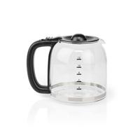 Nedis KACM280EAL Koffiezetapparaat Aluminium/Zwart - thumbnail