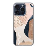 iPhone 15 Pro hybride hoesje - Abstract dots - thumbnail