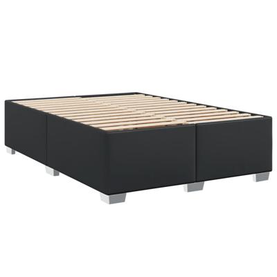 Bedframe kunstleer zwart 160x200 cm - thumbnail