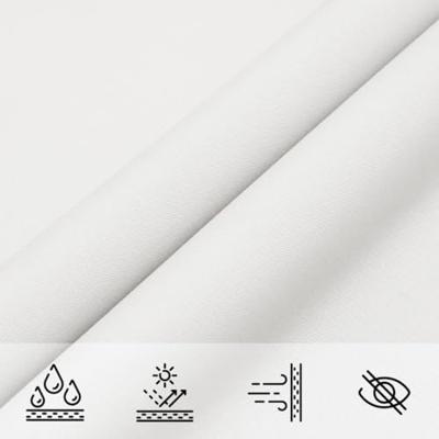 VidaXL Zonnescherm driehoekig 2,5x2,5x3,5 m oxford stof wit