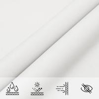 VidaXL Zonnescherm driehoekig 2,5x2,5x3,5 m oxford stof wit - thumbnail