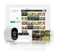 Arlo Vms3230-100Eus Smart Home 1 Hd Bewakingscamera En Beveiligingssysteem Set, 2-Delig, Wit - thumbnail