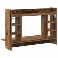 Aan de muur bevestigd bureau Oud hout 105 x 48 x 75 cm - thumbnail
