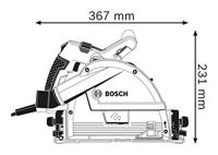 Bosch Professional GKT 55 GCE Invalzaag 165mm 1400W - 0601675000 - thumbnail