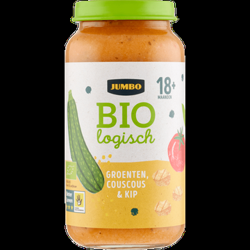 Jumbo Biologisch Groenten, Couscous & Kip Babyvoeding 18+ Maanden 250 g Jumbo Biologisch Groenten, Couscous & Kip Babyvoeding 18+ Maanden 250 g