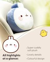 Molang Molang kussen - 35 cm - thumbnail