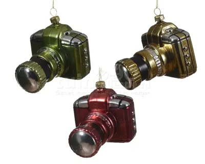 Kerstornament Fotocamera Assorti 1st Kerstornament Fotocamera Assorti 1st