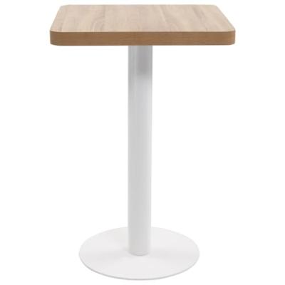 Bistrotafel 50x50 cm MDF lichtbruin