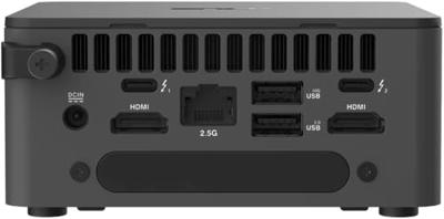 Intel NUC 13 Pro NUC13ANHi7 Barebone-systeem - Socket BGA-1744-1 x Processor Ondersteuning Core i7 13e generatie i7-1360P Dodeca-core (12 Core)
