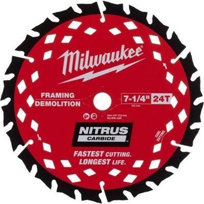 Milwaukee Accessoires cirkelzaagblad | demolition | csb p wd 190x30x1.6x24atb | 1 stuk - 4932499376 Milwaukee Accessoires cirkelzaagblad | demolition | csb p wd 190x30x1.6x24atb | 1 stuk - 4932499376