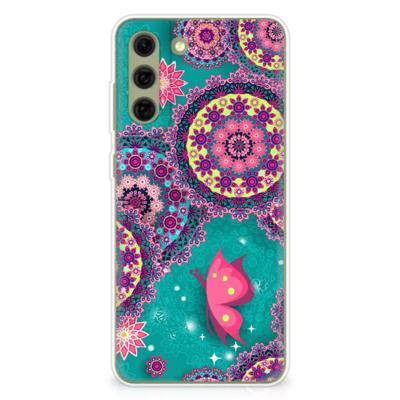 Samsung Galaxy S21FE | Hoesje maken | Cirkels en Vlinders Samsung Galaxy S21FE | Hoesje maken | Cirkels en Vlinders