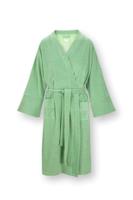 Pip Studio Naomi Kimono Petite Sumo Stripe Groen L - thumbnail