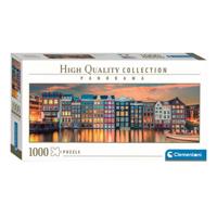 Clementoni legpuzzel panorama bright amsterdam, 1000st. - thumbnail