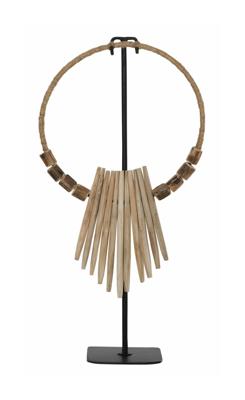 MUST Living Decoratie 'Necklace' Teakhout, 53cm