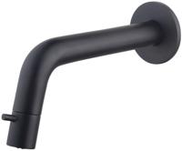 Saqu Shine wand fonteinkraan mat zwart - thumbnail