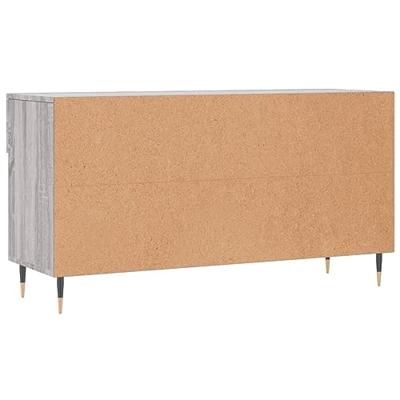 VidaXL Schoenenbank 102x35x55 cm bewerkt hout grijs sonoma eikenkleur VidaXL Schoenenbank 102x35x55 cm bewerkt hout grijs sonoma eikenkleur