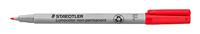 Viltstift Staedtler Lumocolor 316 non permanent F rood | 10 stuks - thumbnail