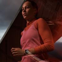 Apple Watch Series 9 (GPS 45 mm) Smartwatch - Kast van zilverkleurig aluminium - Stormblauw sportbandje M/L. Conditie bijhouden, Saturatie-app en Ecg-app, Always-on Retina-display, waterbestendig - thumbnail