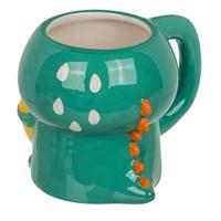Mok dino met koekvakje 15x9x12cm 450ml - thumbnail