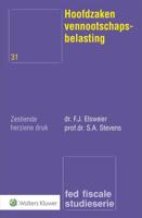 Hoofdzaken vennootschapsbelasting - F.J. Elsweier - Paperback (9789013156690) - thumbnail