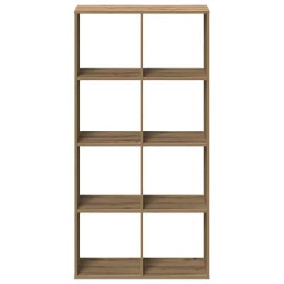 Kamerscherm / boekenkast 69,5x29x137,5 cm hout artisanaal eiken