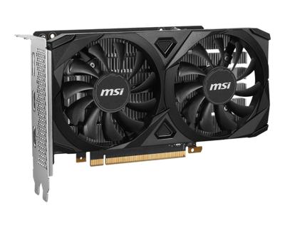 MSI Nvidia GeForce RTX 3050 Videokaart VENTUS 2X OC 6 GB GDDR6-RAM PCIe x16 DisplayPort, HDMI NVIDIA G-Sync , Overclocked MSI Nvidia GeForce RTX 3050 Videokaart VENTUS 2X OC 6 GB GDDR6-RAM PCIe x16 DisplayPort, HDMI NVIDIA G-Sync , Overclocked