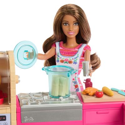 Barbie Family Teresa Pop Recept voor Vriendschap Keukenspeelset
