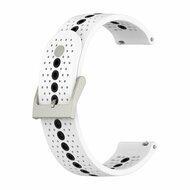 Garmin Forerunner 570 (42mm) / 55 / 245 / 645 - Dot Pattern bandje - Wit Garmin Forerunner 570 (42mm) / 55 / 245 / 645 - Dot Pattern bandje - Wit