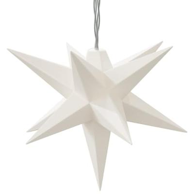 VidaXL Kerstlamp 10 led&apos;s 10 cm wit - thumbnail