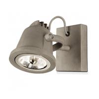 Tierlantijn Muurspot buiten industrieDos alugrijs - L.820.1.800 - thumbnail