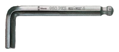 Wera 950 PKS Stiftsleutel, Metrisch, Verchroomd, Hex-Plus, 10.0 mm - 1 stuk(s) - 05133158001 - thumbnail