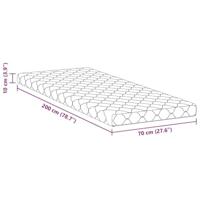 Matrassen Wit 160 x 80 cm 100% polyester stof - thumbnail