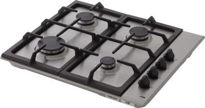 ETNA T110VRVSA kookplaat Roestvrijstaal Ingebouwd Gaskookplaat 4 zone(s)