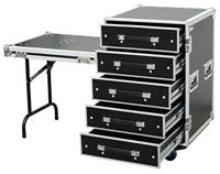 Power Dynamics PD-FA6 5 Laden flightcase met tafel - thumbnail