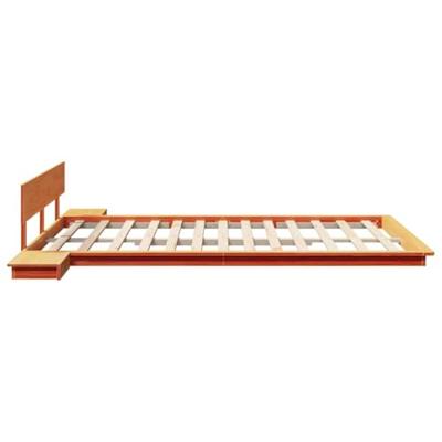 Bedframe Bruin 140 x 200 cm Hout