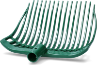 Mestvork kunststof Medium groen zonder steel - thumbnail