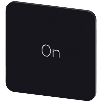 Siemens 3SU1900-0AF16-0DJ0 3SU19000AF160DJ0 Vierkant (b x h) 22 mm x 22 mm ON Zwart, Wit 10 stuk(s)