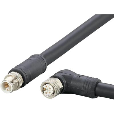 ifm Electronic E12659 Verbindingskabel Aantal polen (sensoren): 5, 5 Stekker, recht, Bus, haaks 0.5 m 1 stuk(s)