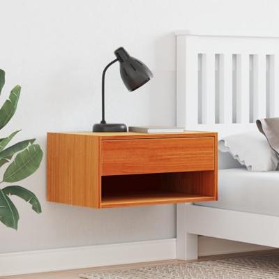 Nachtkastje 2 pcs Wasbruin 50 x 32,5 x 24 cm Massief grenenhout