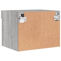 Nachtkastje met LED's wandgemonteerd grijs sonoma eikenkleurig - thumbnail