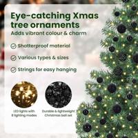 VidaXL Kerstboom met 300 led met standaard groen 180 cm pvc - thumbnail