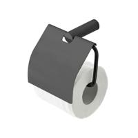 Toiletrolhouder BWS Iron Inclusief Klep Gunmetal - thumbnail