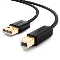 Ugreen 10351 USB-kabel USB 2.0 3 m USB A USB B Zwart - thumbnail
