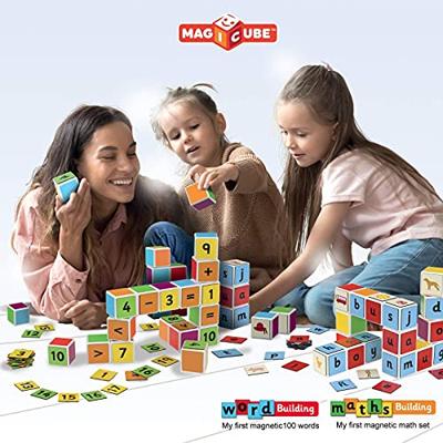 Geomag MagiCube Woorden Leren 16 Cubes + 63 clips