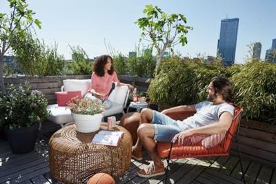 Elho Schaal loft urban 35cm wit - thumbnail