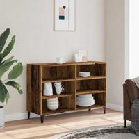 Dressoir 103,5x35x70 cm bewerkt hout oud houtkleurig - thumbnail