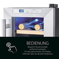 Profi Cook PC-WK 1231 Glaskoelkast 17 l Energielabel: G (A - G) Staand apparaat Inox, Zwart - thumbnail