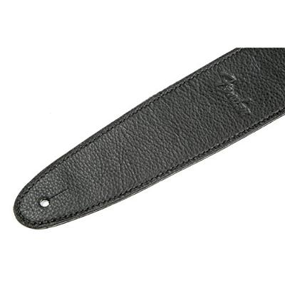 Fender Artisan Crafted Leather Strap 2.5 inch gitaarband zwart