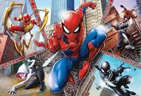 Clementoni legpuzzel super color maxi spiderman, 104st. - thumbnail