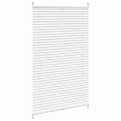 VidaXL Plisséjaloezie 80x125 cm wit VidaXL Plisséjaloezie 80x125 cm wit
